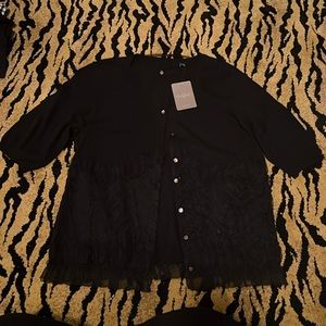 Anthropologie black Cardigan